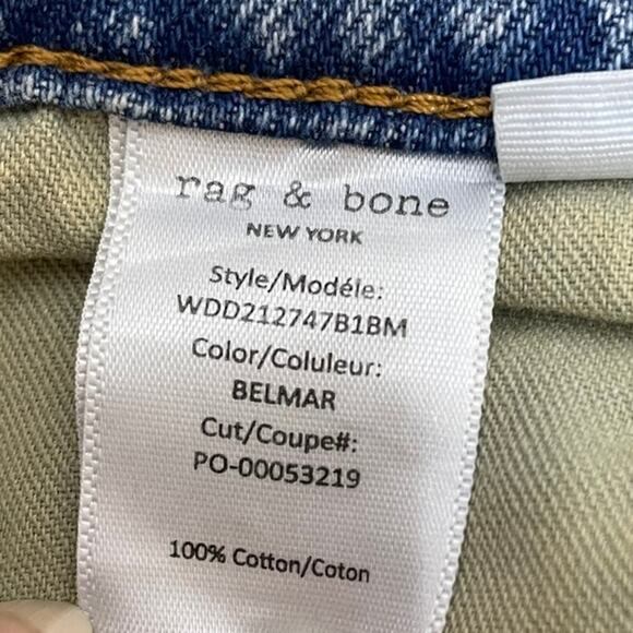 Rag & Bone Maya High Rise Ankle Slim in Belmar Women's Size 27 New With Tags - Picture 9 of 13